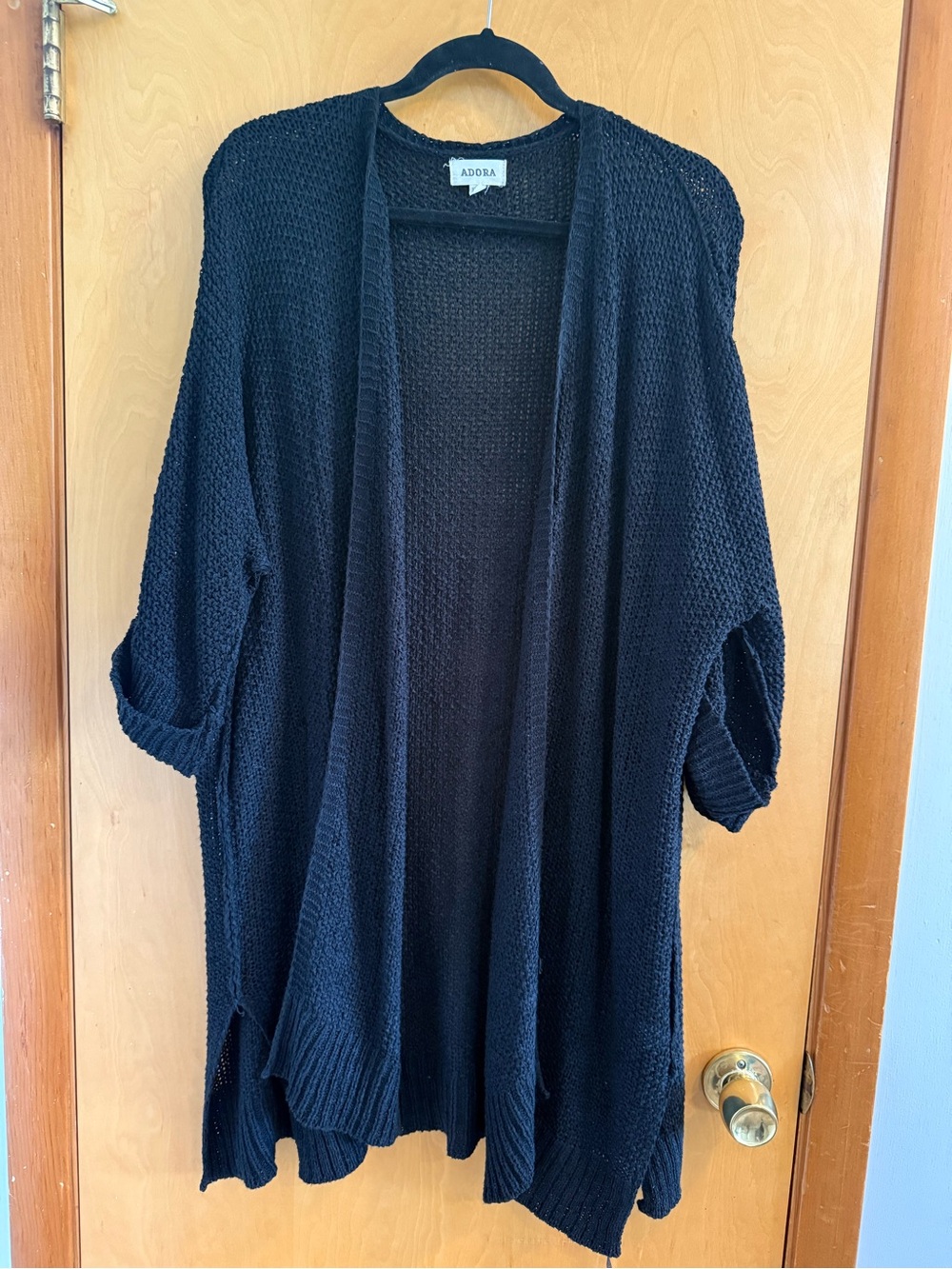 ADORA Open-Front Knit Cardigan